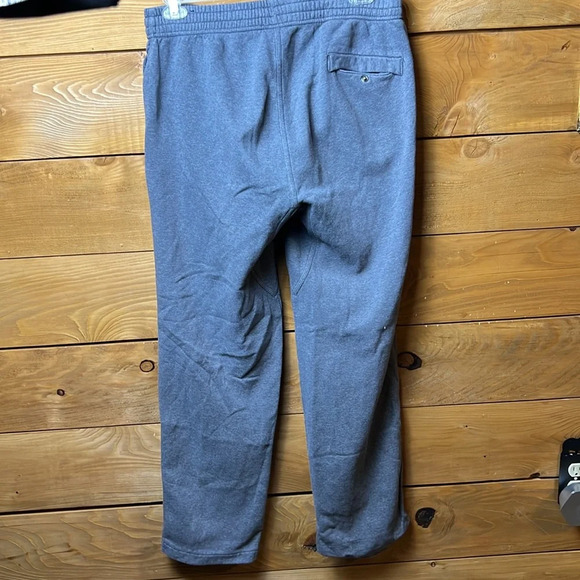 Nike Men’s Sweatpants  Lg Gray Swoosh Sportswear Drawstring Embroidered pockets - Picture 7 of 9